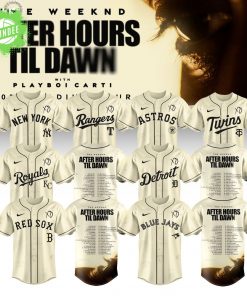 Full Team MLB x The Weeknd After Hours Til Dawn 2025 Jersey Ver 2