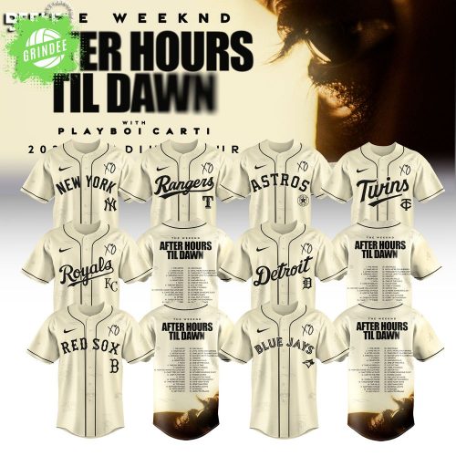 Full Team MLB x The Weeknd After Hours Til Dawn 2025 Jersey Ver 2