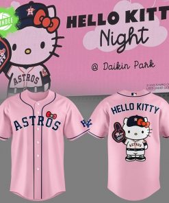 Hello Kitty Night x Houston Astros limited edition 2025 Jersey