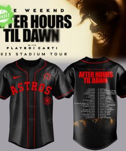Houston Astros x The Weeknd After Hours Til Dawn 2025 Jersey
