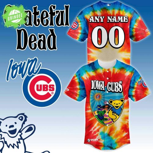 Iowa Cubs 2025 Grateful Dead Night Jerseys