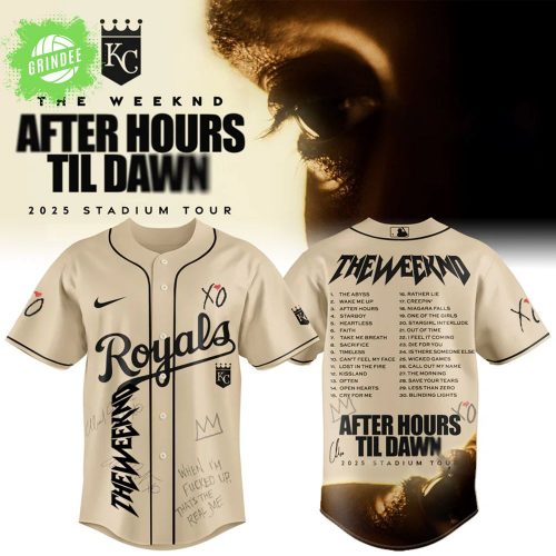 Kansas City Royals x The Weeknd After Hours Til Dawn 2025 Jersey