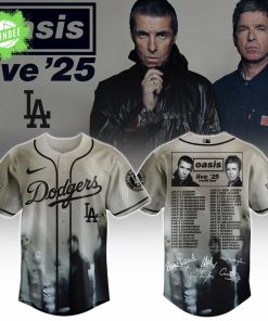 LA Dodgers Oasis Reunion Tour ‘25 Baseball Jersey Limited Edition
