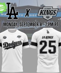 LA Dodgers x LA King Night Tshirt