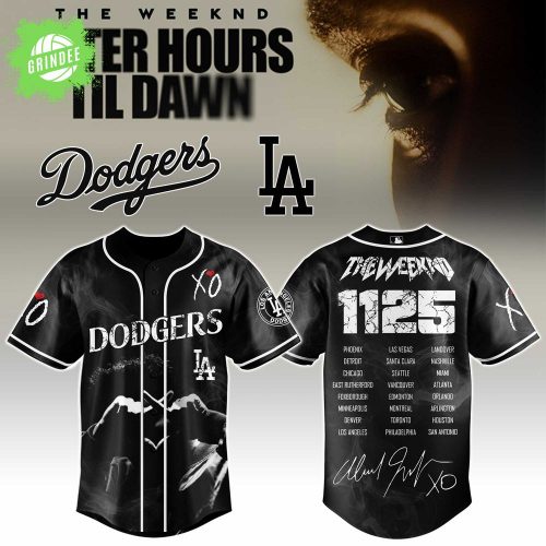 LA Dodgers x The Weeknd After Hours Til Dawn 2025 Tour Jersey Limited Edition