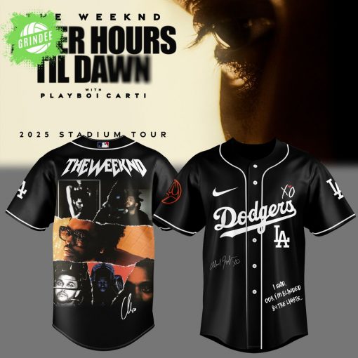 LA Dodgers x The Weeknd After Hours Till Dawn Tour Jersey 2025