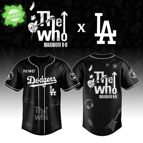 LA Dodgers x The Who ” The Song Is Over ” North American Farewell Tour Jersey