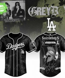 LA Dodgers x $uicideboy$ Baseball Jersey 2025 Limited Edition