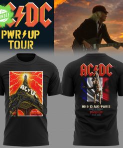 Limited Edition AC/DC PWR UP Tour At Paris Shirt