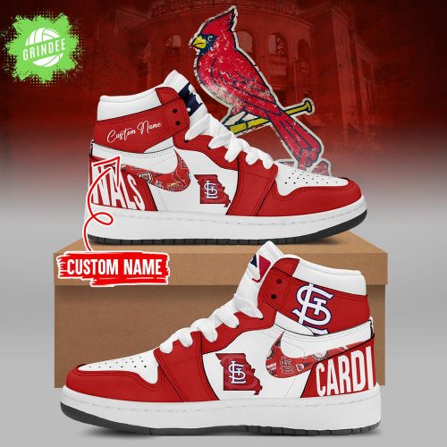 Limited Edition Cardinals AJ1 New Shoes Custom