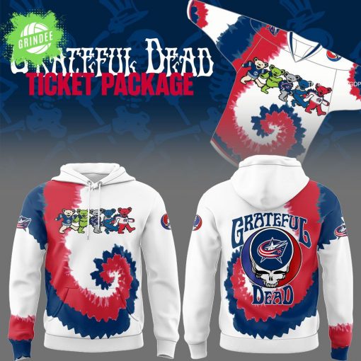 Limited Edition Columbus Blue Jackets x Grateful Dead Night Hoodie
