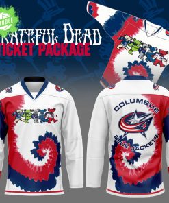 Limited Edition Columbus Blue Jackets x Grateful Dead Night Jersey