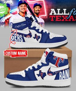 Limited Edition Rangers AJ1 New Shoes Custom Name