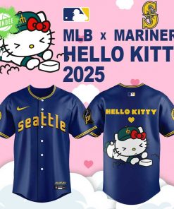 Limited Edition S.Mariners x Hello Kitty 2025 City Connect Jersey