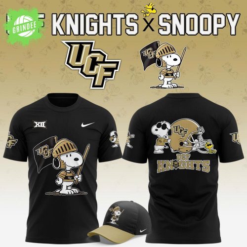Limited Edition UCF Knights football x Snoopy T-shirt 2025
