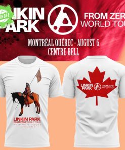 Limited edition Linkin Park From Zero World Tour Centre Bell – Montreal, Quebec T-Shirt