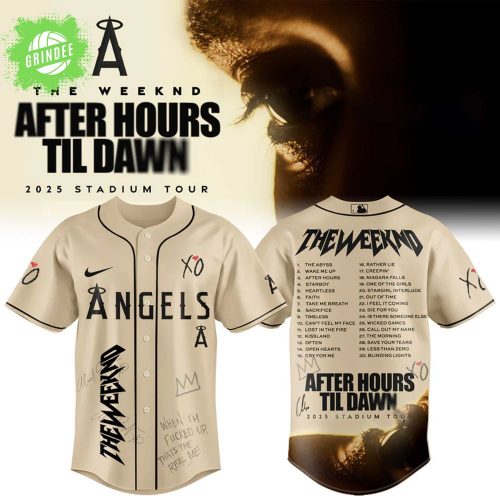 Los Angeles Angels x The Weeknd After Hours Til Dawn 2025 Jersey