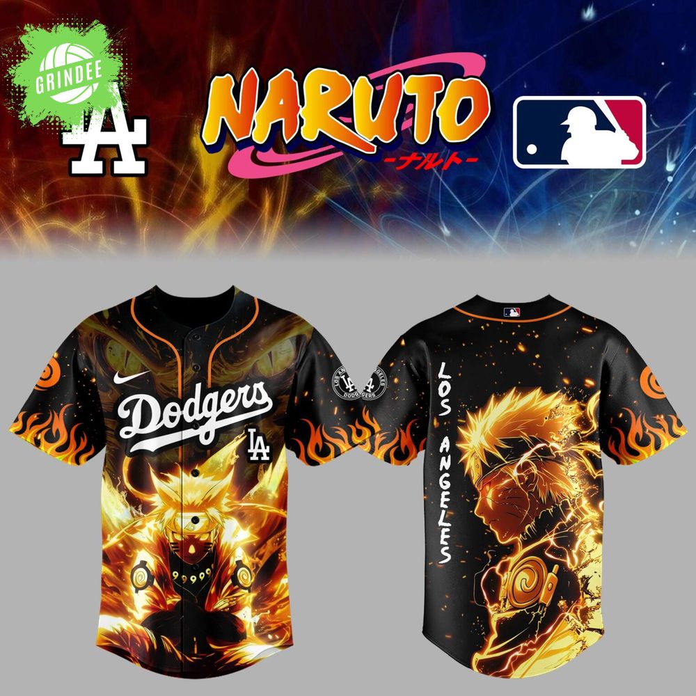 Los Angeles Dodgers x Naruto Jersey Los Angeles Dodgers x Naruto Jersey