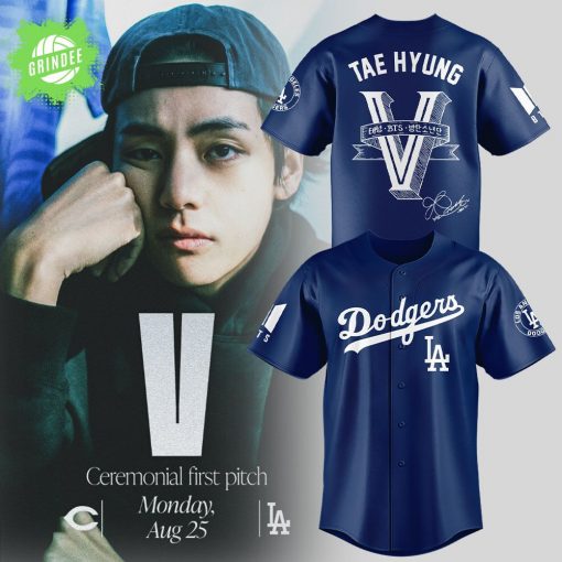Los Angeles Dodgers x Tae-Hyung Blue Jersey