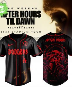Los Angeles Dodgers x The Weeknd After Hours Til Dawn 2025 Jersey