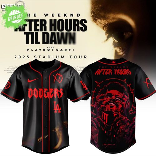 Los Angeles Dodgers x The Weeknd After Hours Til Dawn 2025 Jersey