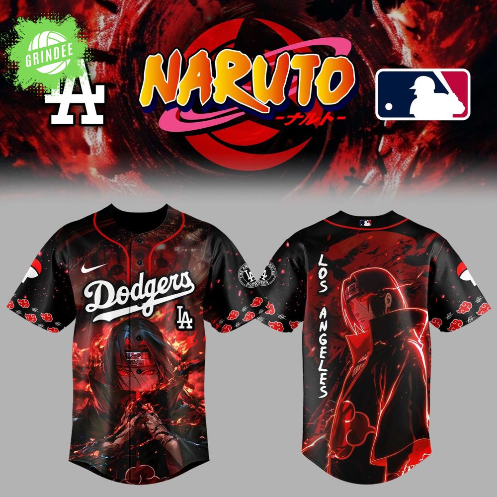 Los Angeles Dodgers x Uchiha Itachi Jersey Los Angeles Dodgers x Uchiha Itachi Jersey