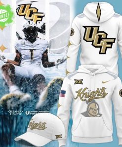 Men’s Nike New UCF Knights Football White Uni Debut Hoodie