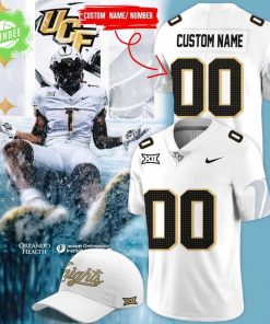 Men’s Nike New UCF Knights White Uni Debut Football Jersey