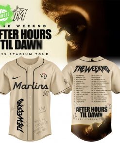 Miami Marlins x The Weeknd After Hours Til Dawn 2025 Jersey