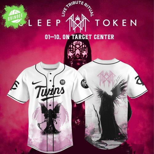 Minnesota Twins x Sleep Token: Even in Arcadia Tour Merch White Jersey