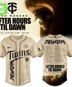 Minnesota Twins x The Weeknd After Hours Til Dawn 2025 Jersey