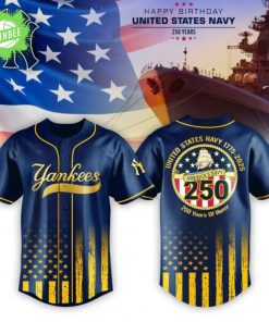 New York Yankees X U.S. Navy Birthday 250th-3D Baseball Jersey