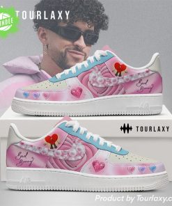 Pink – Bad Bunny AF1 Shoes