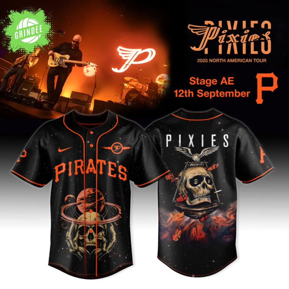 Pittsburgh Pirates X PIXIES – North American Tour 2025 Merch Pittsburgh Pirates X PIXIES – North American Tour 2025 Merch