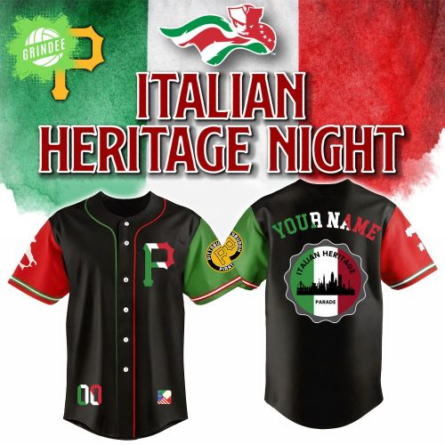 Pittsburgh Pirates x Italian-American Heritage Month Edition-3D Baseball Jersey