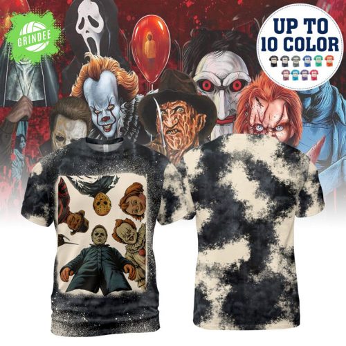 Retro Halloween Horror Characters
