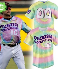 Richmond Flying Squirrels 2025 Grateful Dead Night Jerseys