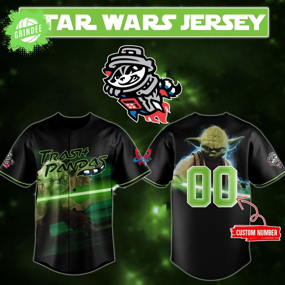 Rocket City Trash Pandas x 2025 Yoda Star Wars Night Jerseys Rocket City Trash Pandas x 2025 Yoda Star Wars Night Jerseys