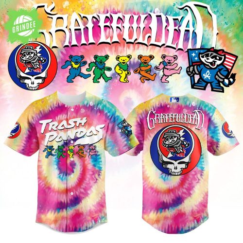Rocket City Trash Pandas x Grateful Dead Baseball Jersey