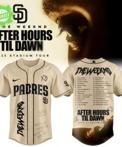 San Diego Padres x The Weeknd After Hours Til Dawn 2025 Jersey