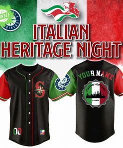 Seattle Mariners x Italian-American Heritage Month Edition-3D Baseball Jersey