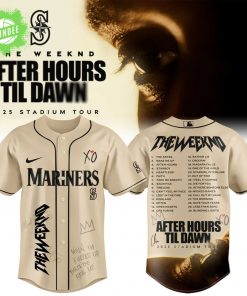 Seattle Mariners x The Weeknd After Hours Til Dawn 2025 Jersey