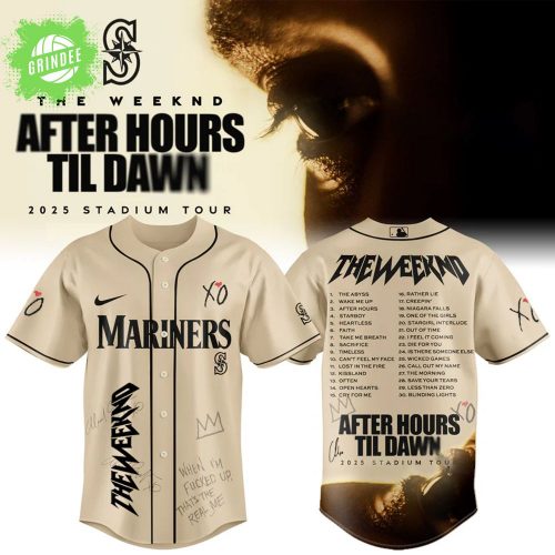 Seattle Mariners x The Weeknd After Hours Til Dawn 2025 Jersey
