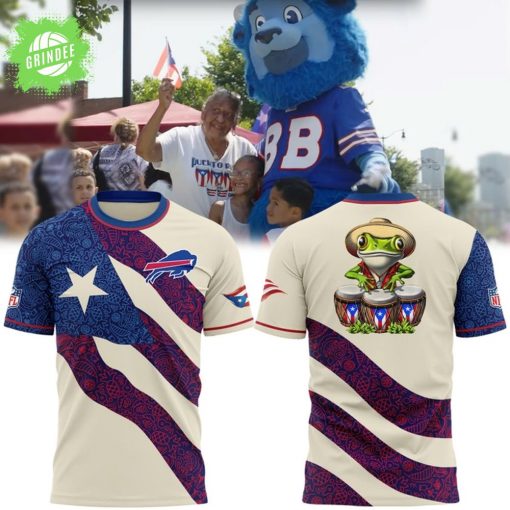 Special 2025 Puerto Rican Heritage Buffalo Bills T-Shirt