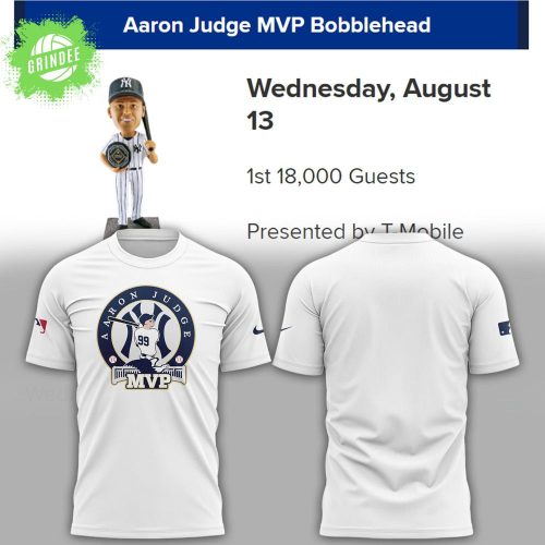 Special New AARON JUDGE MVP NEW YORK YANKEES T-Shirt