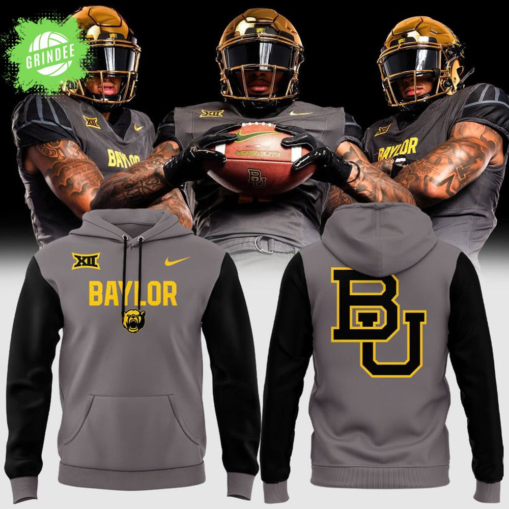 Special New Gold Chrome Baylor Uniform Hoodie Special New Gold Chrome Baylor Uniform Hoodie