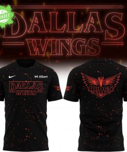 Special New Stranger Things Dallas Wing Logo T-Shirt