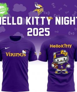 Special New Vikings x Hello Kitty Tshirt 2025
