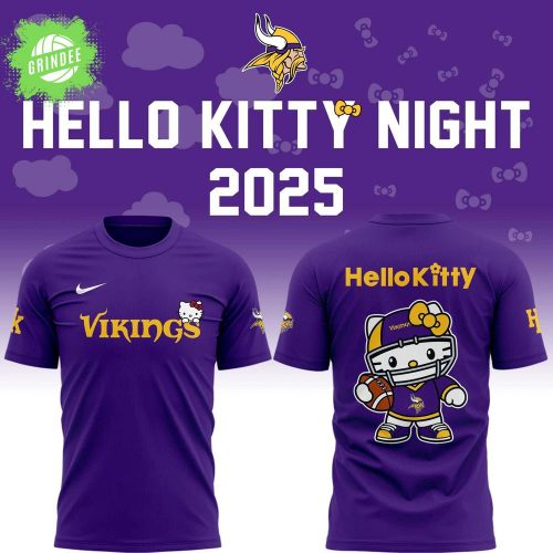 Special New Vikings x Hello Kitty Tshirt 2025