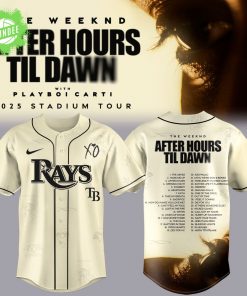 Tampa Bay Rays x The Weeknd After Hours Til Dawn 2025 Jersey